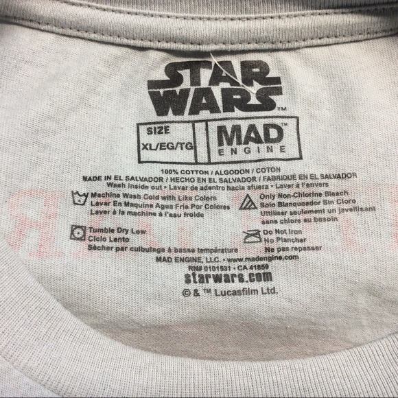 STAR WARS THERISEOFSKYWALKER MEN’S LONGSLEEVE T-SHIRT SIZE:XL/GRAY,RED AND BLACK - Picture 4 of 10